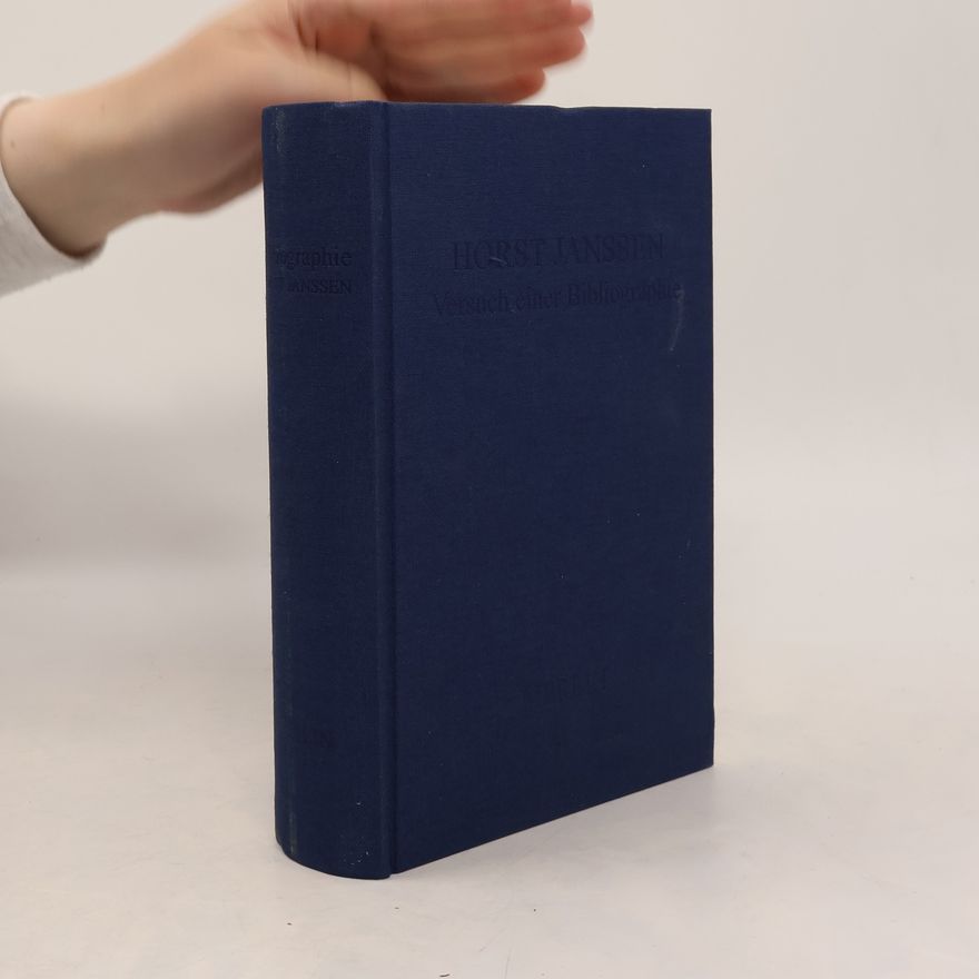 Maria Rüden Horst Janssen - Versuch einer Bibliographie
