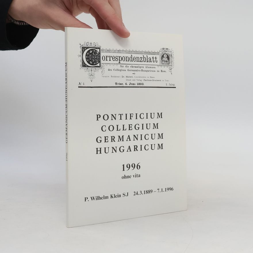 Autorenkollektiv Pontificium Collegium Germanicum Hungaricum