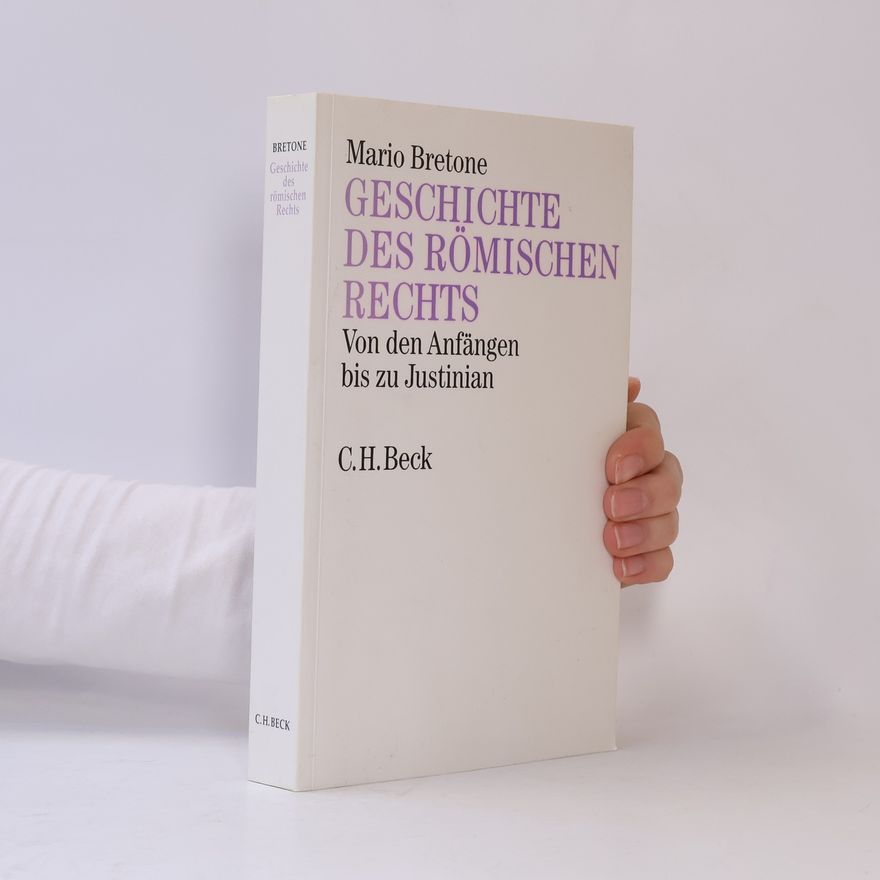 Mario Bretone Geschichte des römischen Rechts