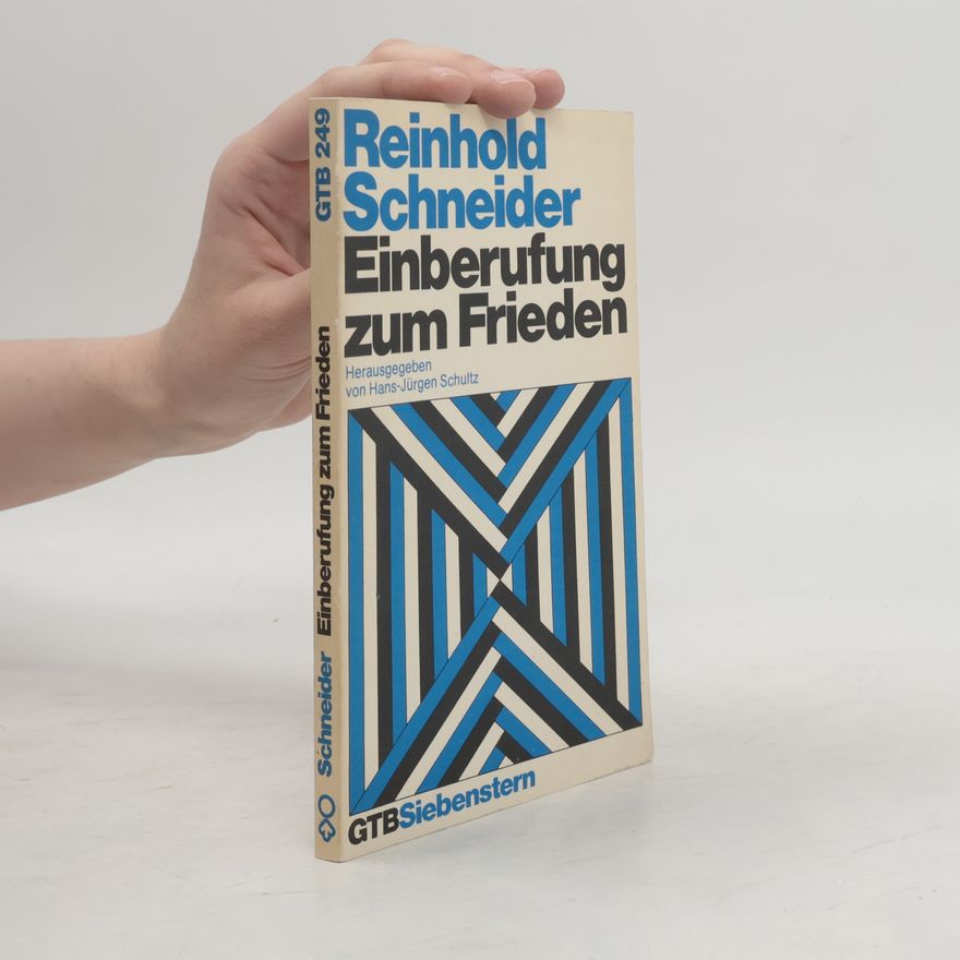 Hans-Jürgen Schultz GTB - 249: Einberufung zum Frieden