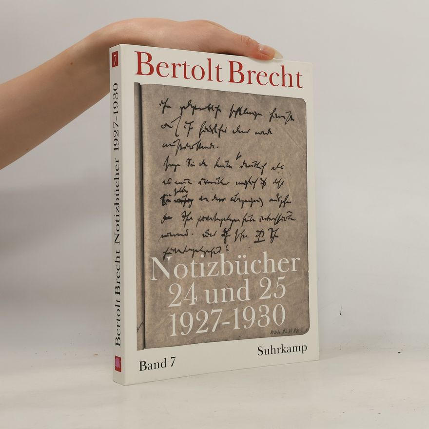 Bertolt Brecht Notizbücher 24-25