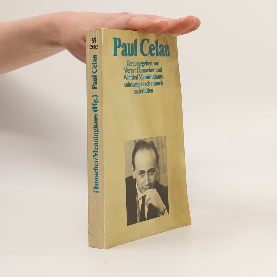 Werner Hamacher Paul Celan
