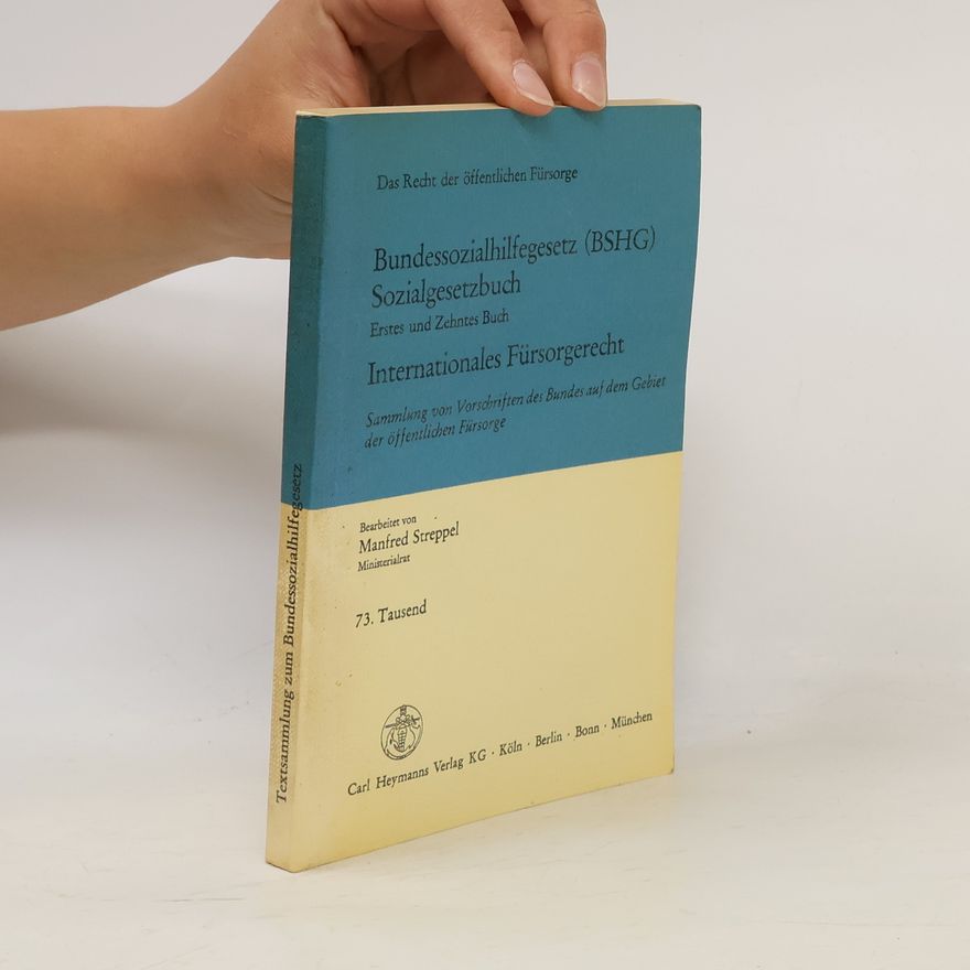 Manfred Streppel Bundessozialhilfegesetz