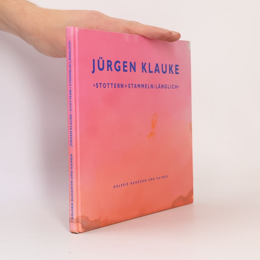 Jürgen Klauke Stottern+Stammeln / Länglich