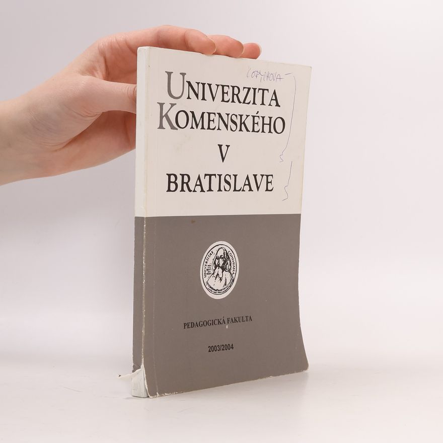 Kolektiv autorů Ročenka Univerzita Komenského v Bratislave