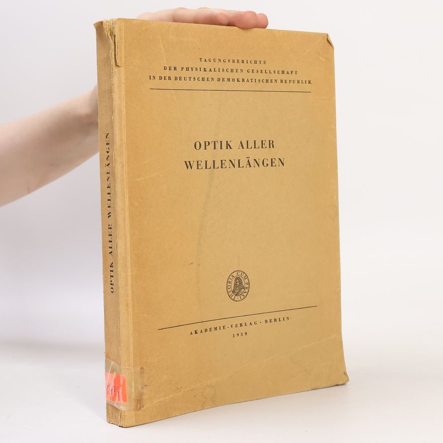 Various authors Optik aller Wellenlängen