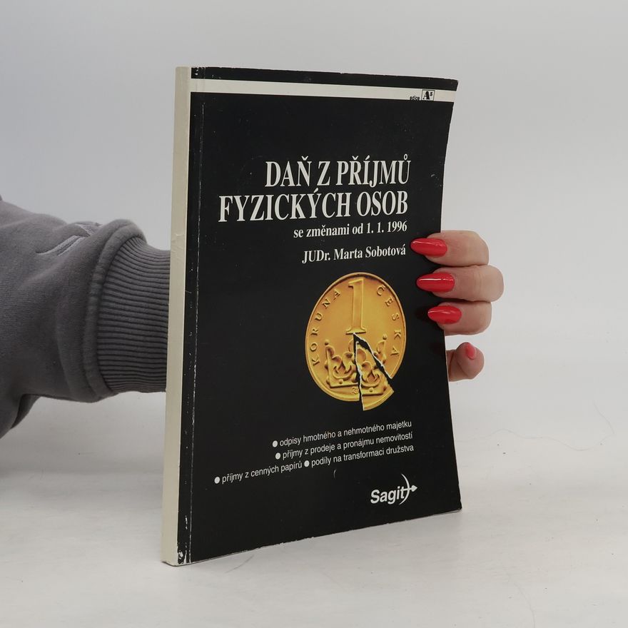 Marta Sobotová Daň z příjmů fyzických osob