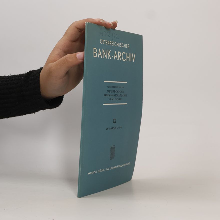 Autorenkollektiv Österreichische Bank Archiv IX