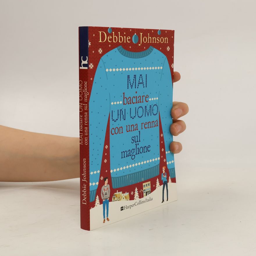 Debbie M. Johnson Mai baciare un uomo con una renna sul maglione