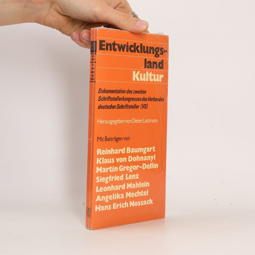 Dieter Lattmann Entwicklungsland Kultur