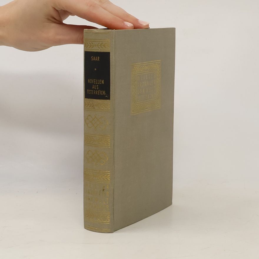 Ferdinand von Saar Novellen Aus Österreich