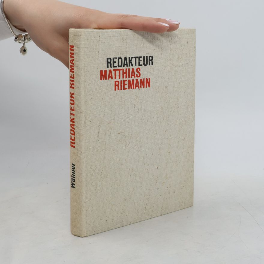 Matthias Riemann Redakteur