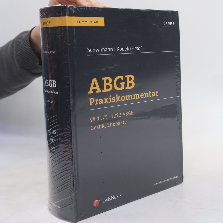 Martin Binder ABGB Praxiskommentar/ABGB Praxiskommentar 8