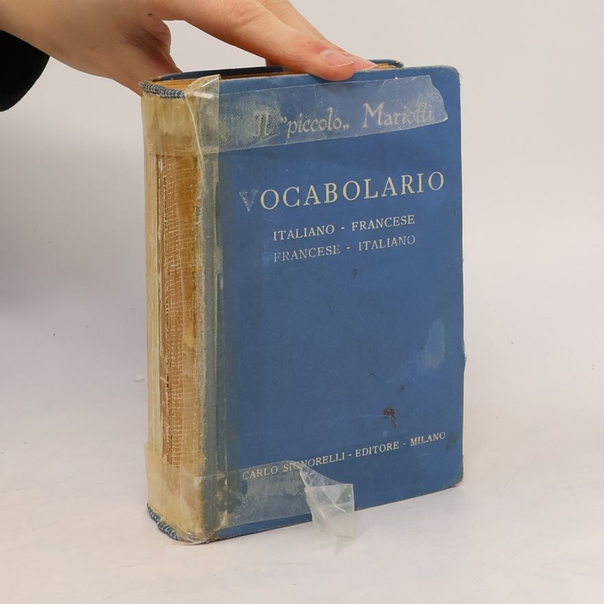 Various authors Vogabolario italiano-francese, francese-italiano
