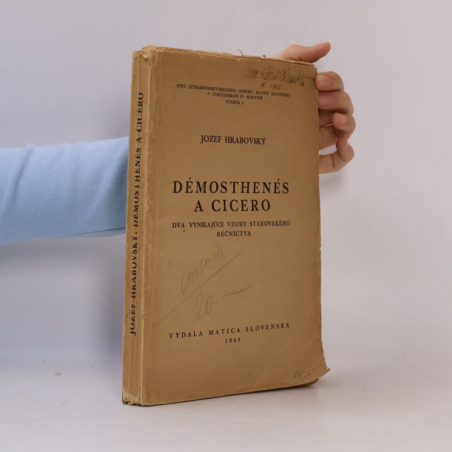 Jozef Hrabovský Démosthenés a cicero