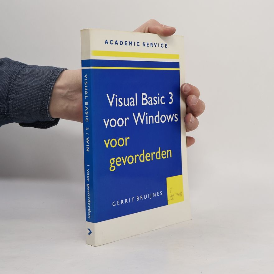 Gerrit Bruijnes Visual Basic 3 voor Windows voor gevorderden