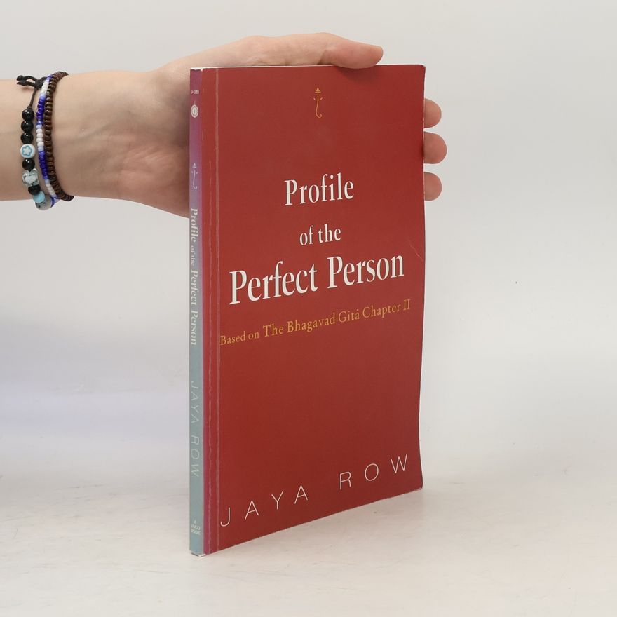 Jaya Row Profile of a Perfect Person