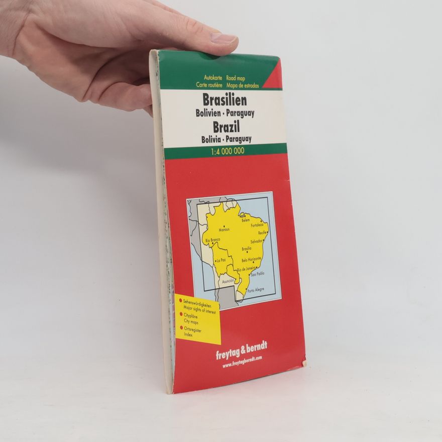 Kolektív autorov freytag & berndt Auto + Freizeitkarten: Brasilien - Bolivien - Paraguay / Brazil - Bolivia - Paraguay