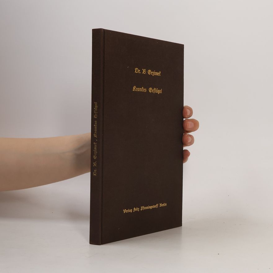 Collectif d'auteurs Krankes Geflügel: Handbuch der Geflügelkrankheiten
