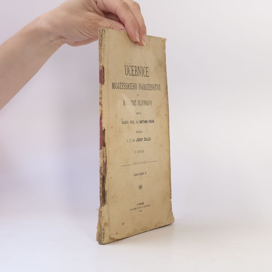 Nthan Grün Učebnice mojžíšského náboženství a biblické dějepravy