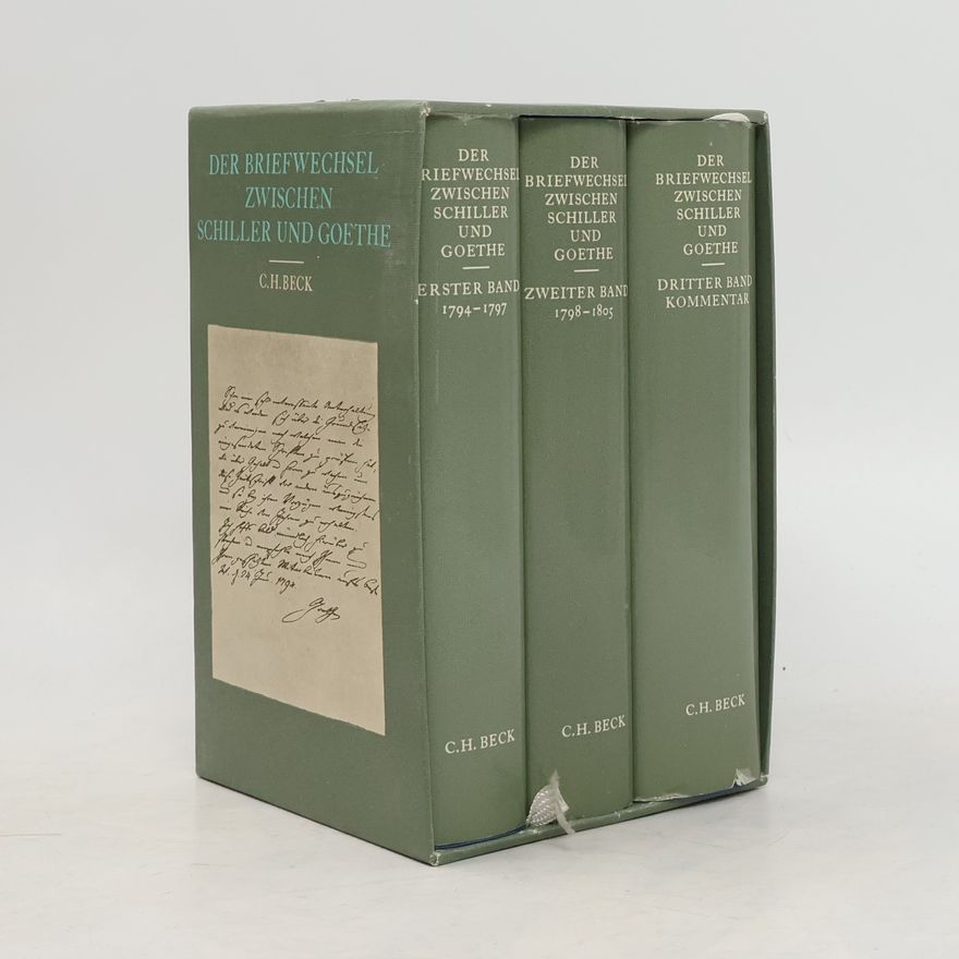 Friedrich Schiller Der Briefwechsel zwischen Schiller und Goethe