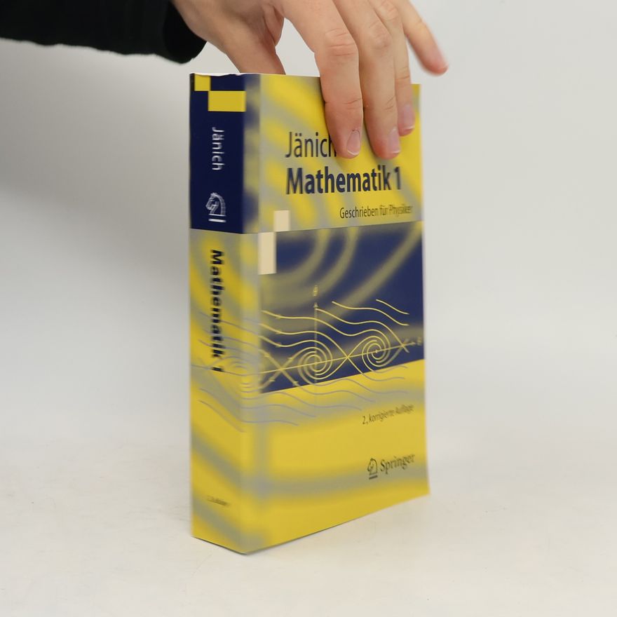 Klaus Jinich Springer-Lehrbuch - 1: Mathematik 1