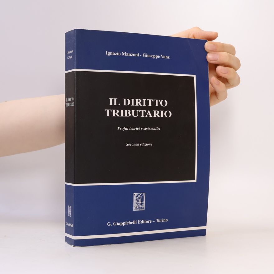 Ignazio Manzoni Il diritto tributario