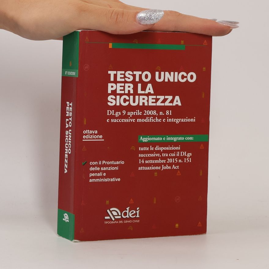 Collectif d'auteurs Testo unico per la sicurezza