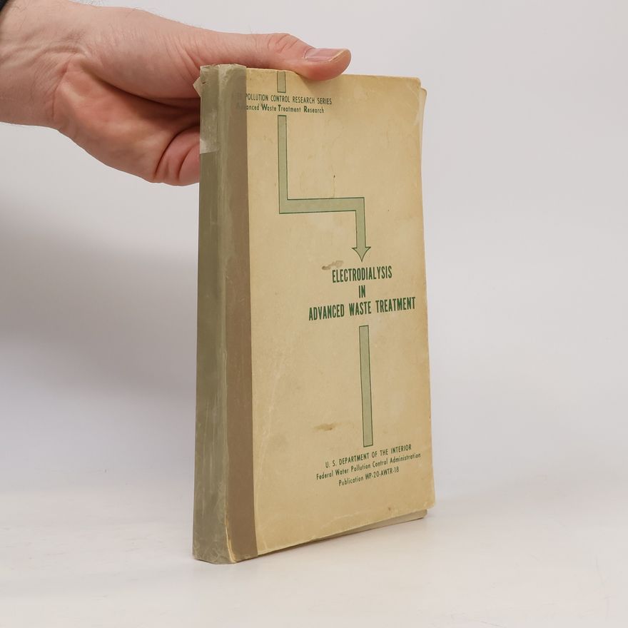 John L. Eisenmann Electrodialysis in Advanced Waste Treatment