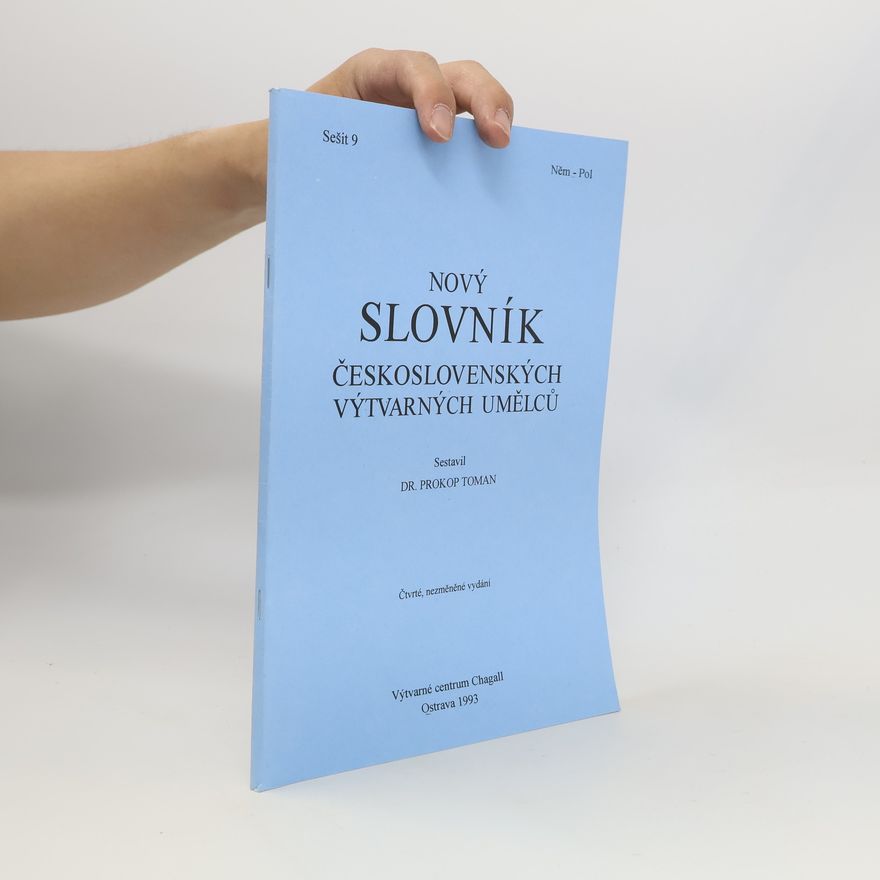 Prokop Toman Nový slovník československých výtvarných umělců Něm-Pol