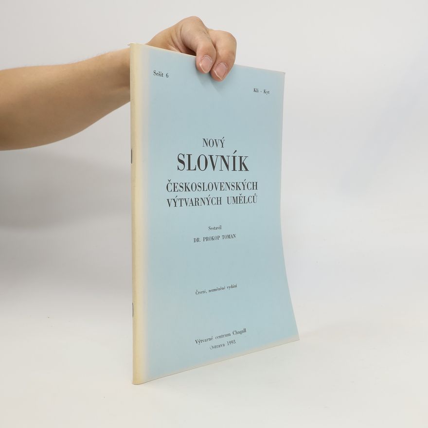 Prokop Toman Nový slovník československých výtvarných umělců Kli-Kyt