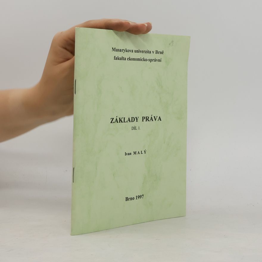 Collectif d'auteurs Základy práva I
