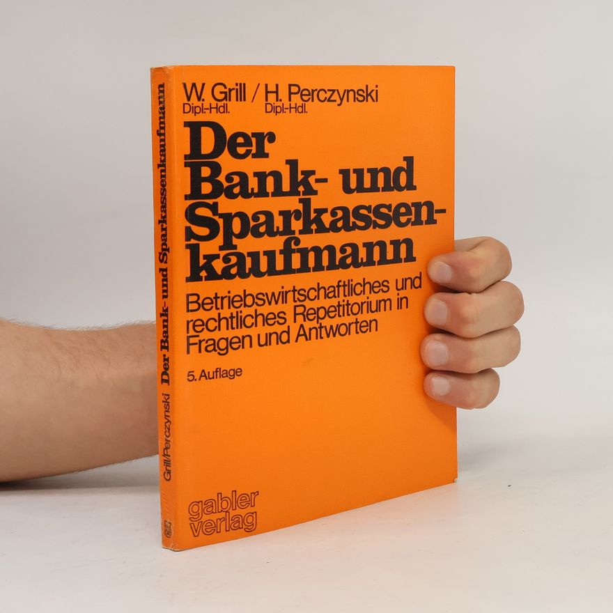 Hans Perczynski Der Bank- und Sparkassenkaufmann