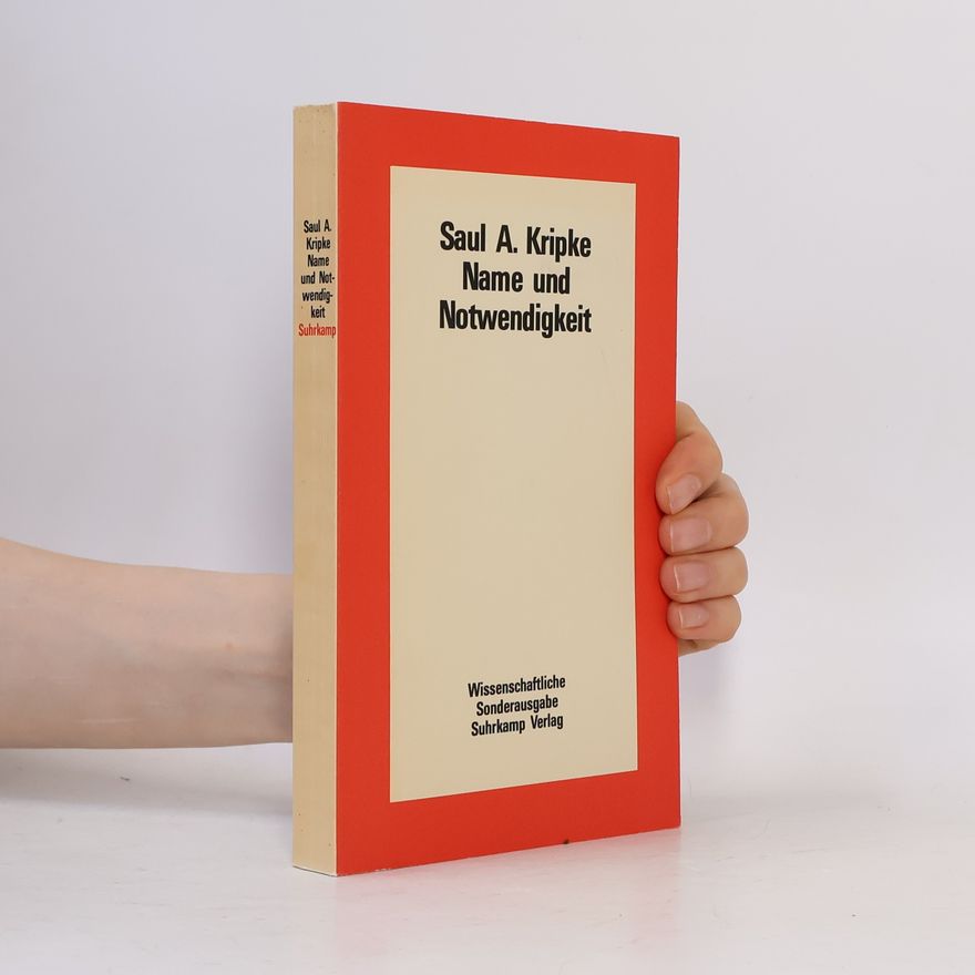 Saul Kripke Name und Notwendigkeit wissenschaftliche Sonderausgabe