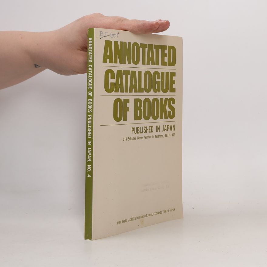 AA.VV. Annotated Catalogue of Books Published in Japan No. 4