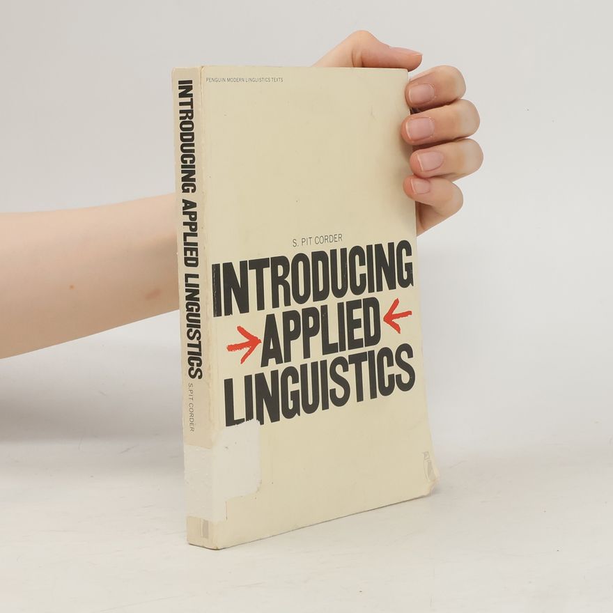 S. Pit Corder Introducing Applied Linguistics