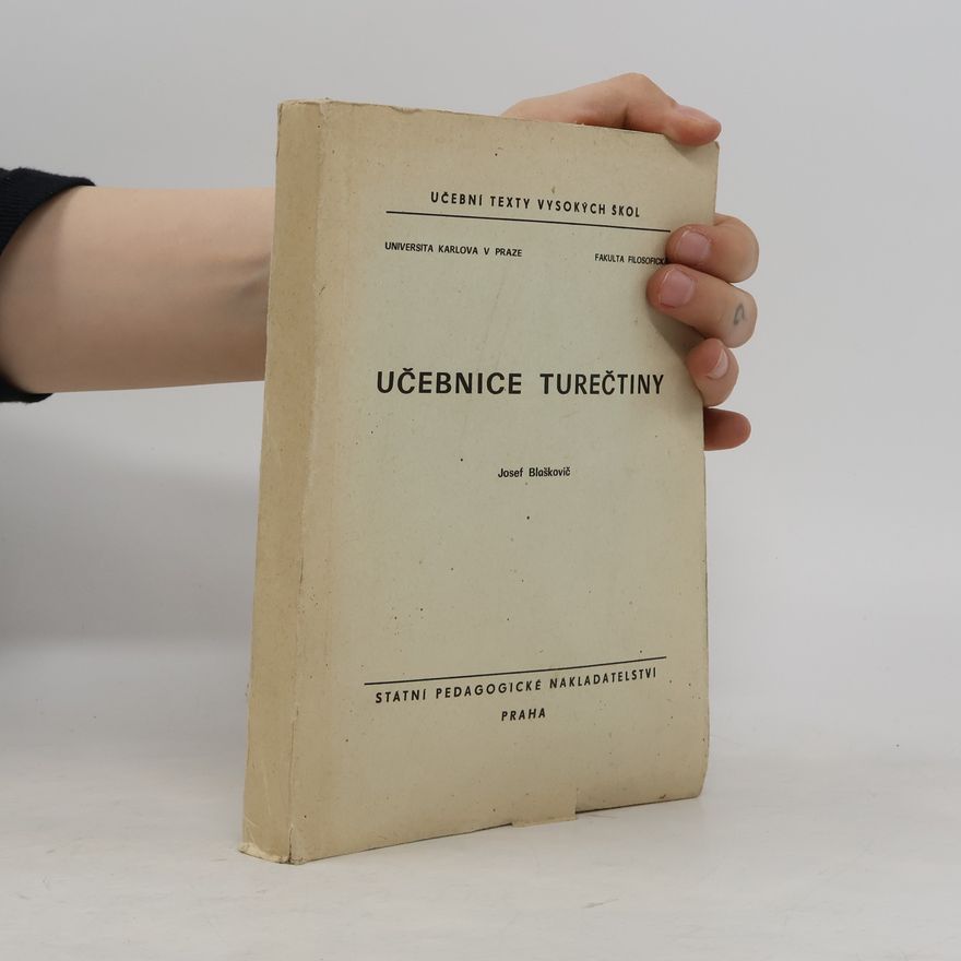 Josef Blaškovič Učebnice turečtiny