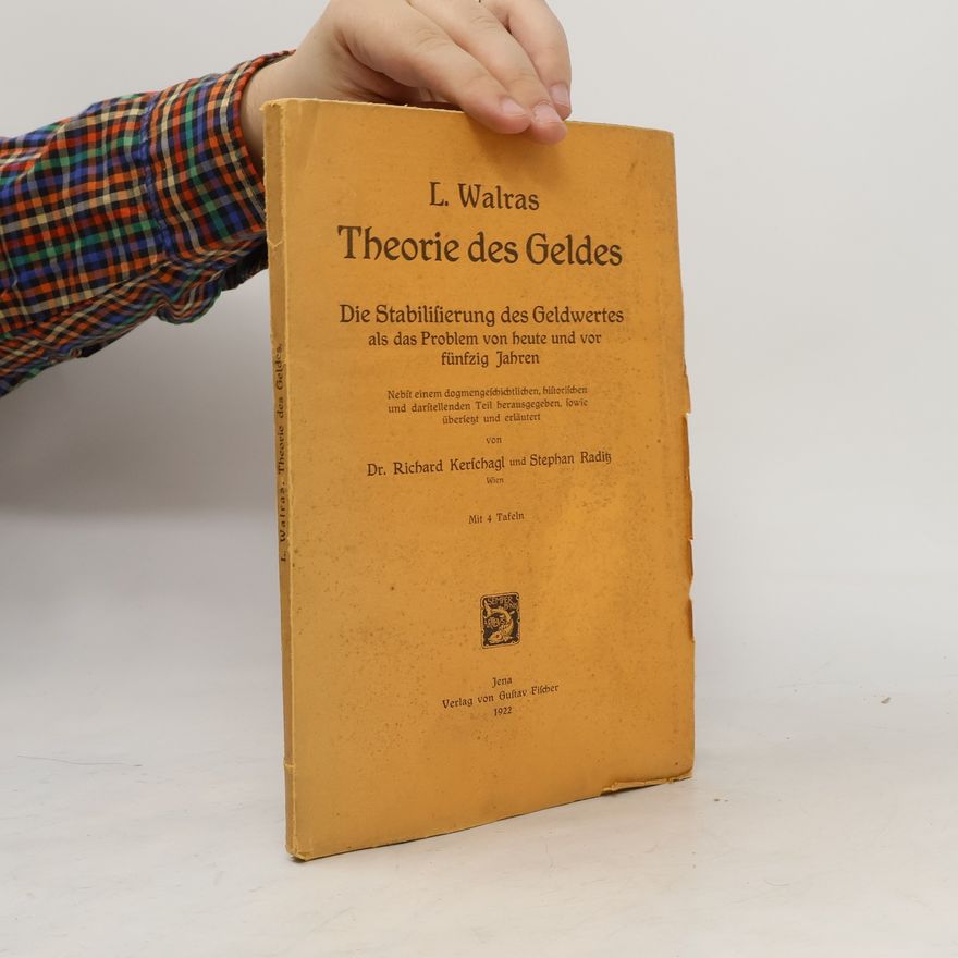 L. Walras Theorie des Geldes