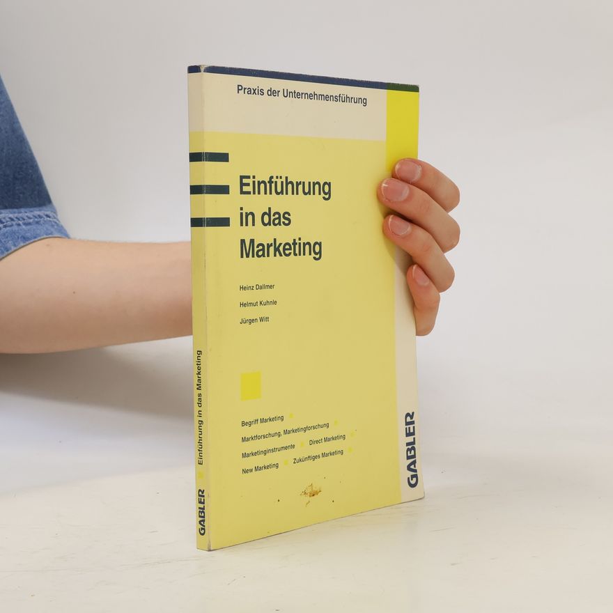 Heinz Dallmer Einführung in das Marketing