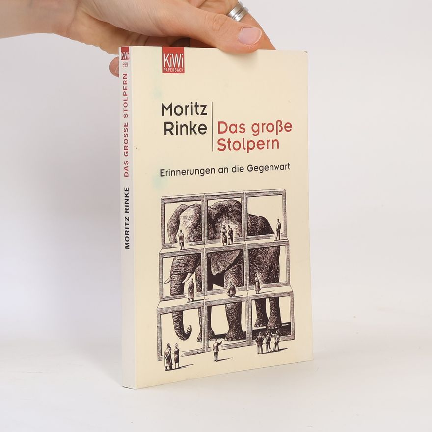 Moritz Rinke Das große Stolpern. Erinnerungen an die Gegenwart