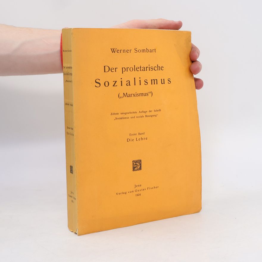Werner Sombart Der proletarische Sozialismus
