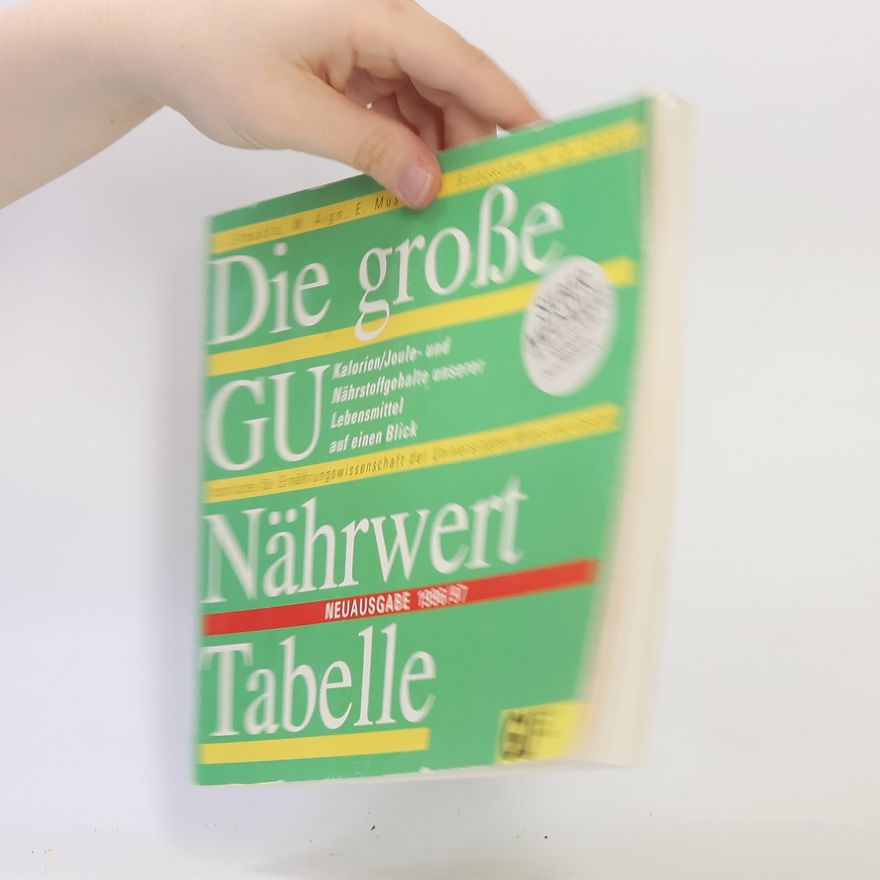 Ibrahim Elmadfa Die grosse GU-Nährwert-Tabelle 1996/1997