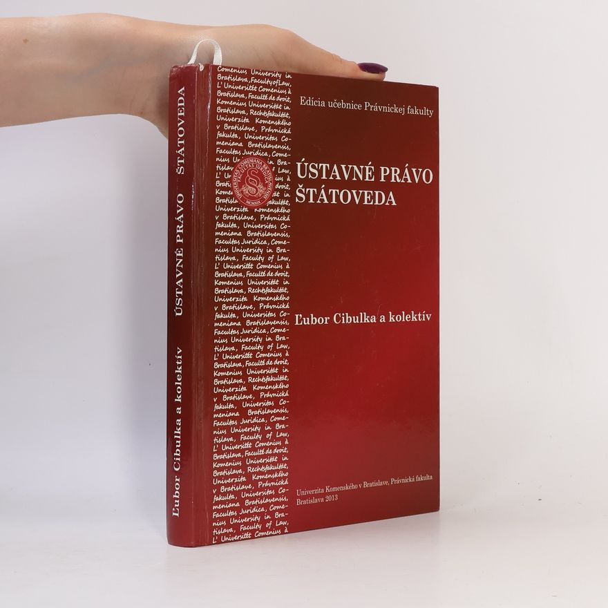 L'ubor Cibulka Ústavné právo Slovenskej republiky. Štátoveda