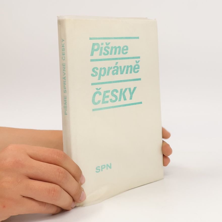 Jan Kaňka Pišme správně česky