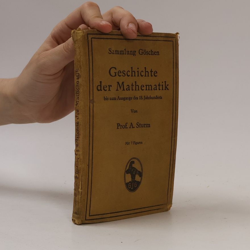 A. Šturm Geschichte der Mathematik