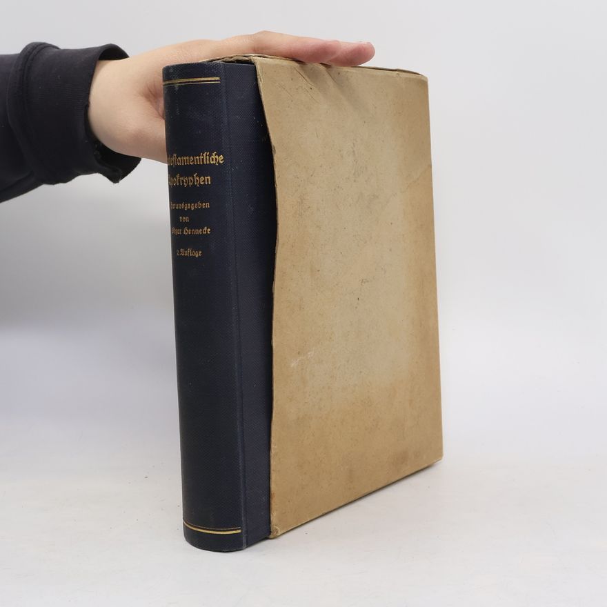 Edgar Hennecke Neutestamentliche Apokryphen