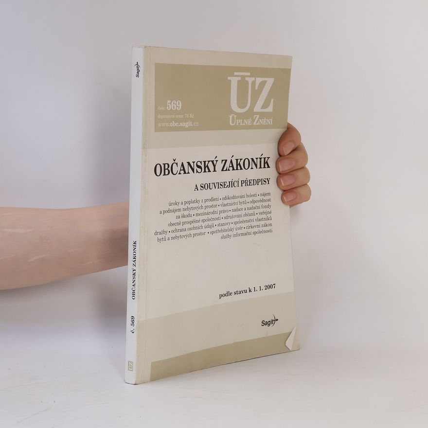 Collectif d'auteurs Občanský zákoník a související předpisy