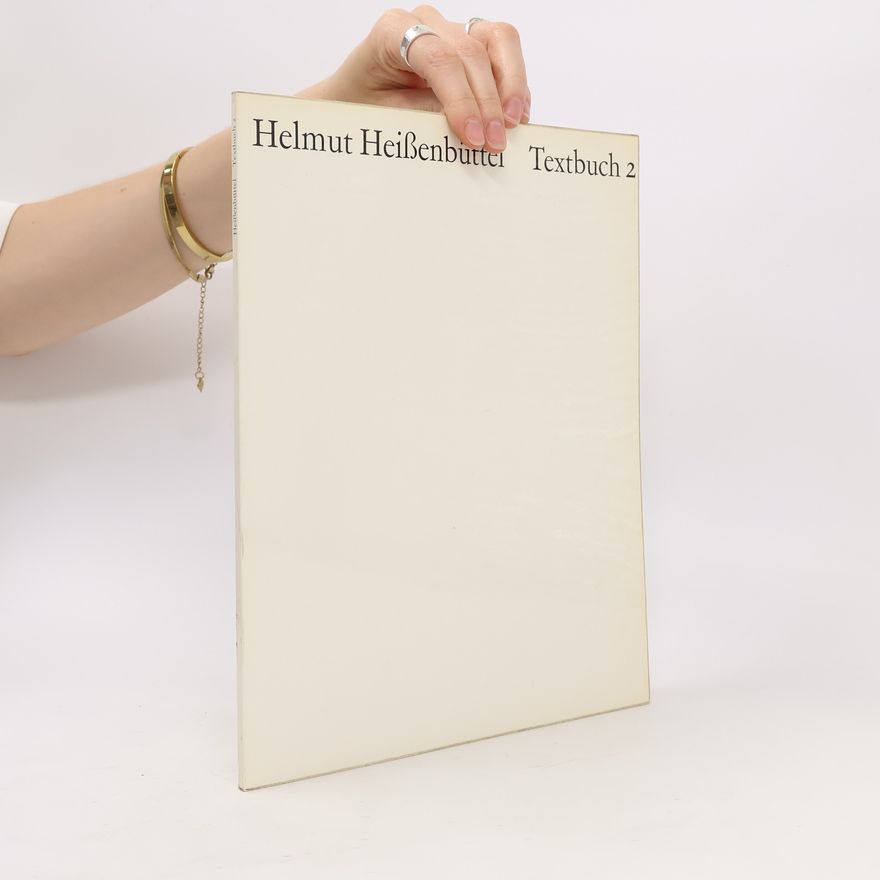 Helmut Heissenbüttel Textbuch 2