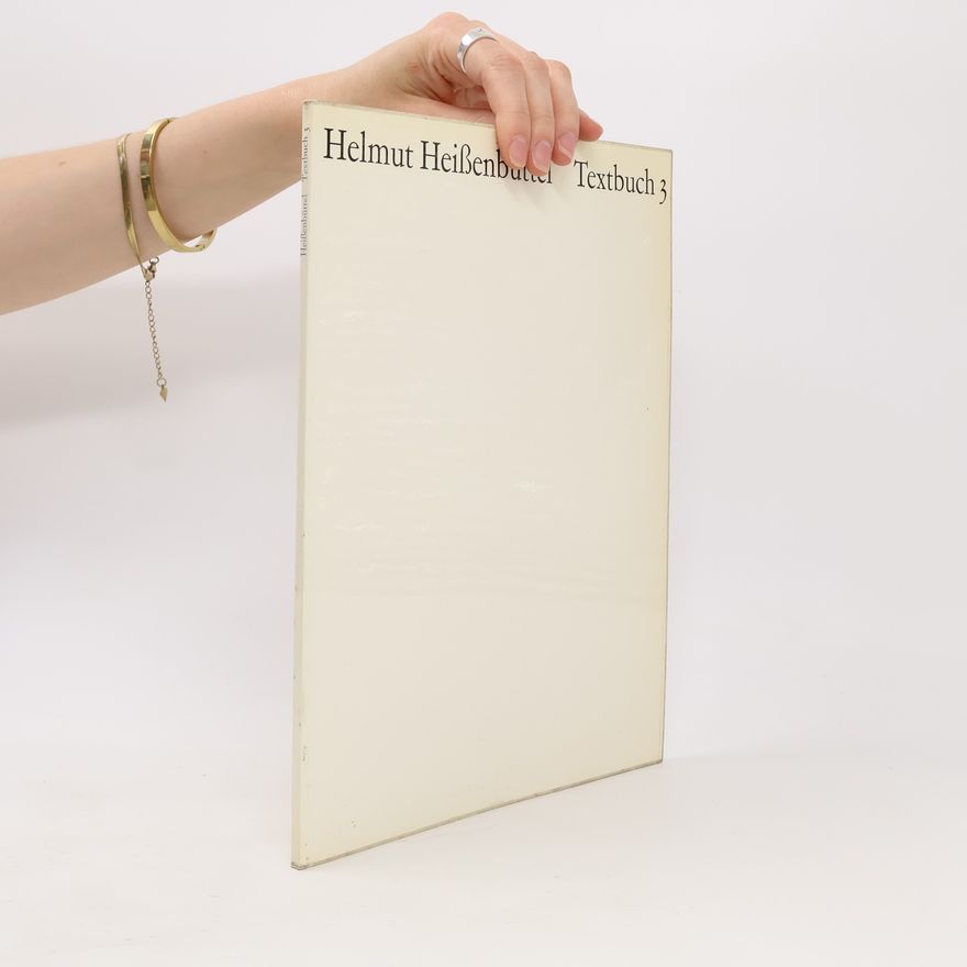 Helmut Heissenbüttel Textbuch 3