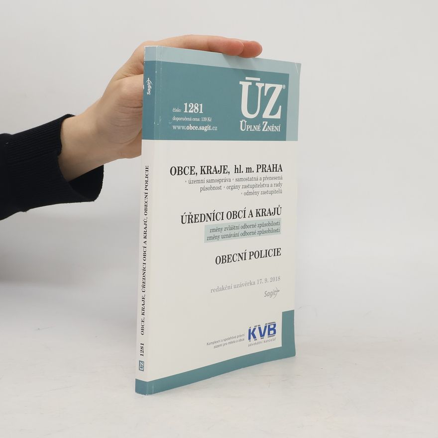 Kolektiv autorů ÚZ 1281. Obce, kraje, hl.m. Praha; Úředníci obcí a krajů; Obecní policie